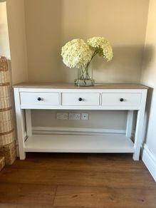 White Console Table