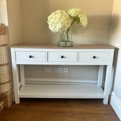 White Console Table