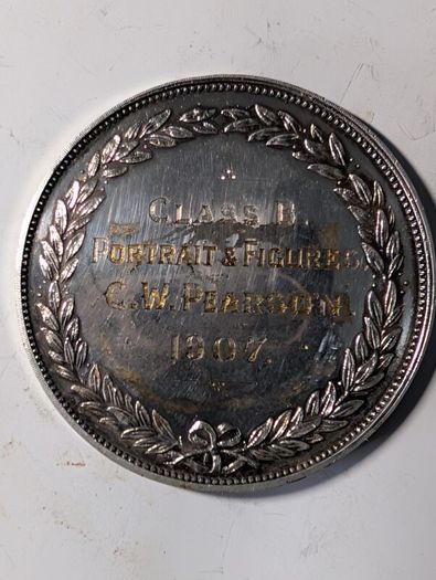 Photographic Society of Ireland silver medal dated  1907