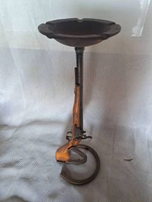 vintage smoking gun ashtray