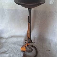 vintage smoking gun ashtray