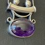 Amethyst silver necklace Image 2