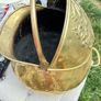 Antique Brass Coal Bucket Image 3