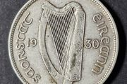 Ireland 1930 Silver Half Crown coin