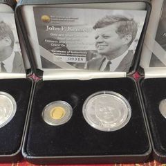 3 Gold Silver Proof Two Coin Sets