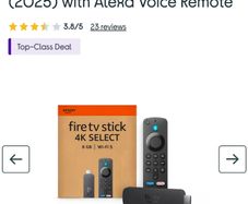 Fire stick Amazon/ Alexa voice control