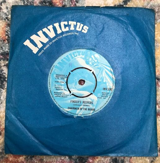 Chairman of the Board - Finder's Keepers (1973) 7"