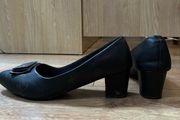 Black Block Heels