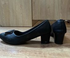 Black Block Heels
