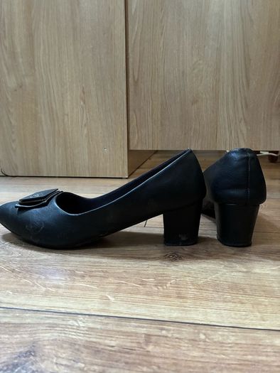 Black Block Heels