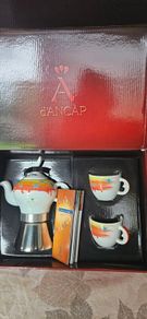 Ancap Espresso Coffee Maker + 2 cups