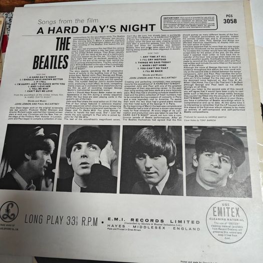 The Beatles, Hard Days Night LP, 1976 UK repress