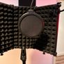 Mic Stand/isolation Screen On Wheels Image 4