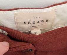 sezane outfit (trousers and long sleeve top)