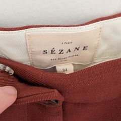 sezane outfit (trousers and long sleeve top)
