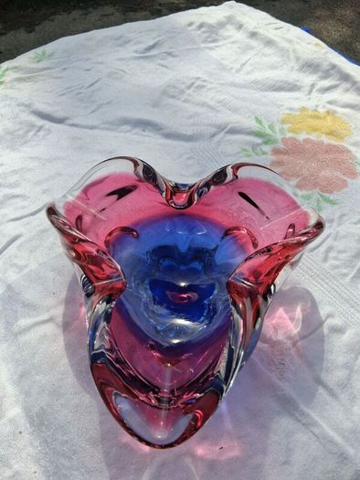 Joseph Hospodka Mid Century Glass Bowl