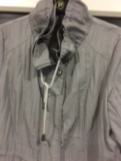 Grey "FranStyle" Trench Coat  size 10/12