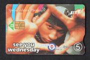 2000 Great Britain British Telecom (BT) UK3 Pepsi Chart On Channel 5 - 1 Usher (Siemens - S37) Phone Card