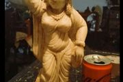 Antique heavy marble statue