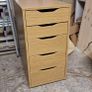L-shaped / Corner Office Desk + Drawer Unit Image 9