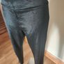 Black velour leggings Primark size UK14 EU42 Postage included Image 2