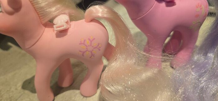 Dup Bundle 2 x Flutter ponies Lily and Honeysuckle MLP G1 My Little Pony
