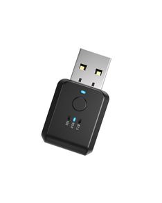 Bluetooth 5.1 Audio Receiver Dual Output AUX USB Stereo Car Hands-free Call Built-in Microphone Mic Wireless Adapter