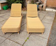Sun loungers x2 Cane-line