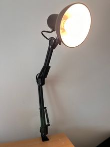 LED Clip Desk Lamp with Adjustable Arm
