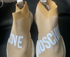 Moschino Love Gold Sneakers