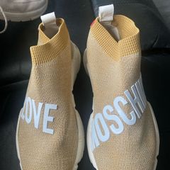 Moschino Love Gold Sneakers