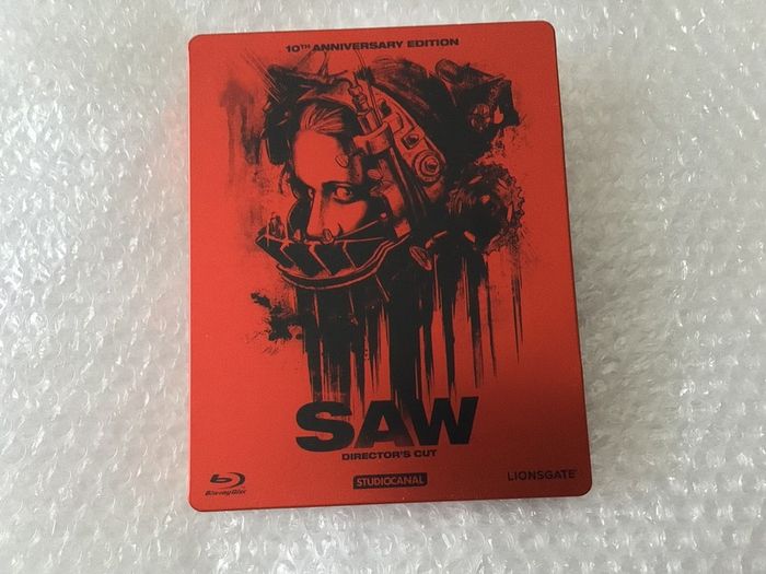 Saw Directors Cut 10th Anniversary Steelbook Red Edition