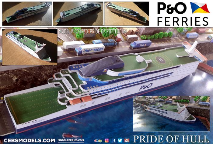 Card Model Ferry Kits (Over 300 to choose from)