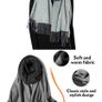 Brand New STORY OF SHANGHAI Cashmere Wool Pashmina scarf Image 3