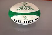 Gilbert Ireland mini rugby ball soft toy