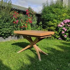 Wooden transformable table. NEW