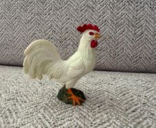 Retired Schleich White Rooster 13124 (1998)
