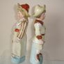 Pair of German  Victorian Bisque Figurines  circ 1800s Image 4