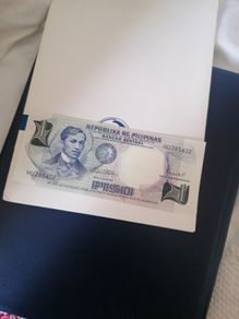 UNC 1969 Philippines One Peso Banknote