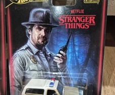Hot Wheels Stranger Things Hopper's Chevrolet Blazer Hawkins Police Dept (2016)