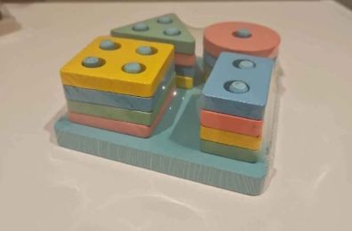 Wooden Montessori Shape Board
