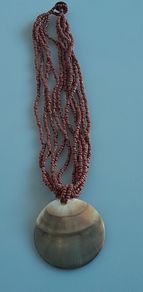 NECKLACE - Vintage - Seed Bead and Shell