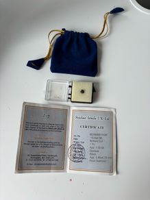 1.10Ct Black Diamond With Certificate
