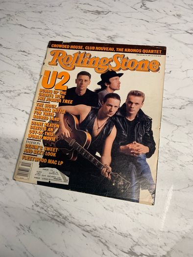 Vintage Rolling Stone magazine issue 499 May 7, 1987 U2 on the cover