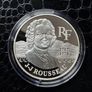 France 2000 Proof 100 Francs Jean-Jacques Rousseau Silver Low Mintage coin in case with Coa Image 2
