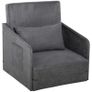 Faux Suede Single Sofa bed W/Pillow (FREE SHIPPING) Image 2
