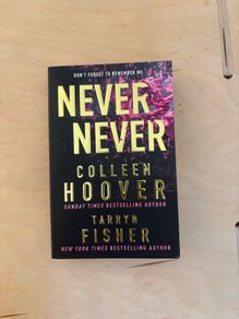 Never Never Colleen Hoover Tarryn Fisher Paperback Book