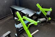ISO plate loaded leg curl