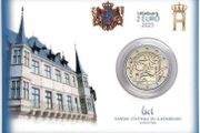 Luxembourg 2 Euro Commemorative Coin 2025 - The Schuman Declaration. BU. Coincard