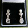 Vintage Sterling Silver 925 Earrings Image 2